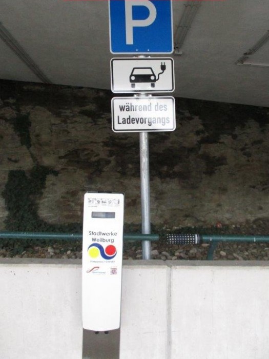 Ladesäule Parkdeck Mauerstraße